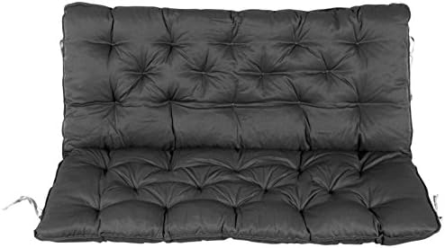 Homecall 20058 Bench Back Panel Approx. 120 x 98 x 10 cm Cushion Grey