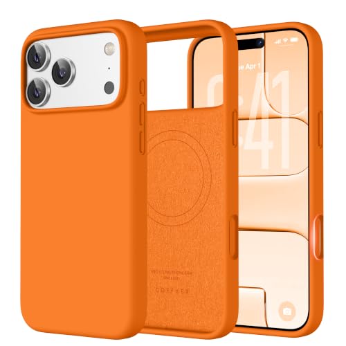 COFFKER Magnetic for iPhone 18 Pro Max /17 Pro Max Case, Orange