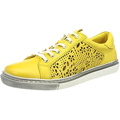 Andrea Conti Women's 829641 Sneaker, Gelb, 7.5 UK Cover
