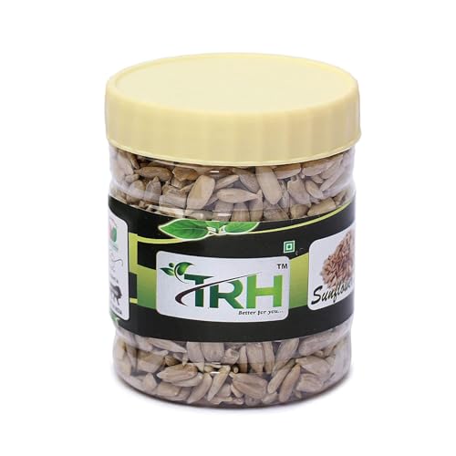 TRH Raw Sunflower Seeds, Shelled & Unsalted, High Protein & Fiber Healthy Snack, Natural Sunflower Kernels for Salads, Baking, Smoothies, Trail Mix & Cooking, Vegan, Non-GMO, 300g (10.6 oz) image 5