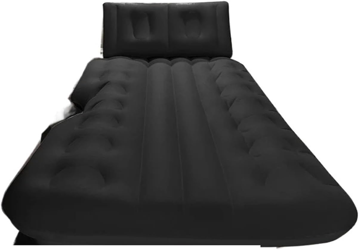 Car Air Bed Car Rear Automatic Travel Mattress Air Bed Portable Intelligent AI Inflatable Fit for Sleeping in The Universal(Black)