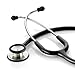 ADC Adscope 603 Clinician Stethoscope with Tunable AFD Technology, 31 inch Length, Black