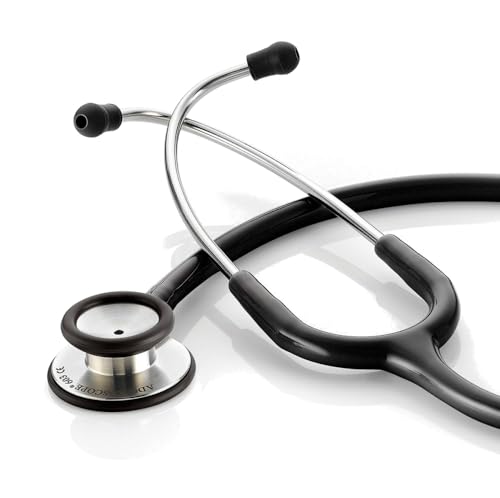Adscope 603 Clinician Stethoscope, Black Tube, 22 inch 603BK, 1 Ct by ADC - Used condition - US$39.15