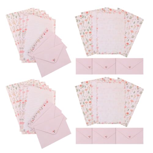 Papier à lettre A5 ligné avec enveloppes pour vos correspondances quotidiennes à la maison