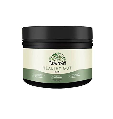 Terra Origin, Healthy Gut Digestive Support Supplement, Powder, Mint, 30 Servings, Includes L-Glutamine, Herbs, Antioxidants for Leaky Gut Support, Promotes Healthy Digestion Terra Origin, Healthy Gut Digestive Support Supplement, Powder, Mint, 30 Servings, Includes L-Glutamine, Herbs, Antioxidants for Leaky Gut Support, Promotes Healthy Digestion