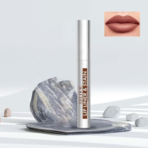 3Pcs Peel Off Lip Liner Lippenfleck Lippenliner Bleistift Set Matte Lip Liner Wasserdichte Long Lasting Highly Pigmented Color Peel Off Lip Stain Lipsticks Makeup (A, 3Pcs/Set)