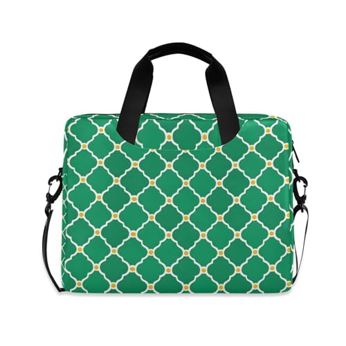 Bolsa maletín para laptop ALAZA verde modelo Morocco 13-15.6" miniatura 1