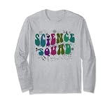 SCIENCE SQUAD — Tolles Technologie-Team im Retro-Stil, STEM-Lehrer Langarmshirt