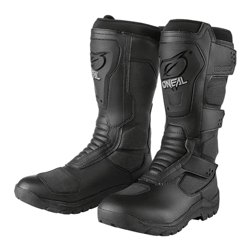 O'NEAL Sierra Motorradstiefel Enduro Adventure I Motorradschuhe Herren & Damen I Wasserdicht, rutschfest, atmungsaktiv I Mit robustem Schienbeinschutz I Größe 45