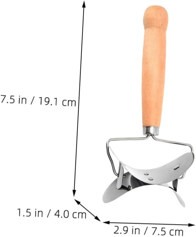 10pcs Stainless Steel Dumpling Wrapper Mould with Comfortable Handle Kitchen Tool for Making Dumplings Wontons and Pies for Home Cooking and Family Gatherings