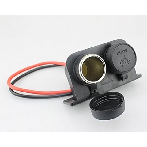 E-Bro Car Motorcycle Motorbike 12V Cigarette Lighter Power Socket Plug Outlet Cover