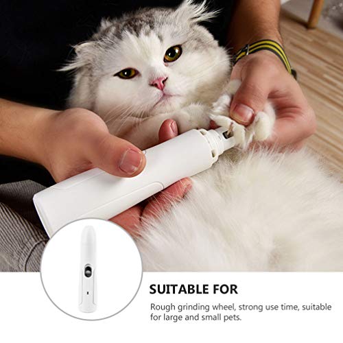 VILLCASE Conjunto Cão 1 Moedor Prego Elétrica Pet Prego Trimmer Indolor Portátil E Recarregável Groo