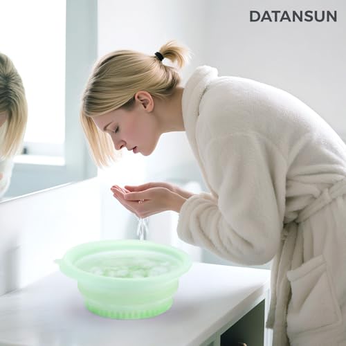 Image of Face Bowl for Ice with Built-In Icetray,Green