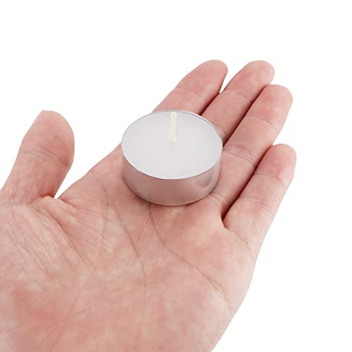 10Pcs Tea Lights Candles Unscented Tealight Candles Long Lasting Tea Candles Smokeless Dripless Small Votive Mini Candles Mess Free Candles For Home Decorative, Shabbat, 4.5 Hours, White #TOP4