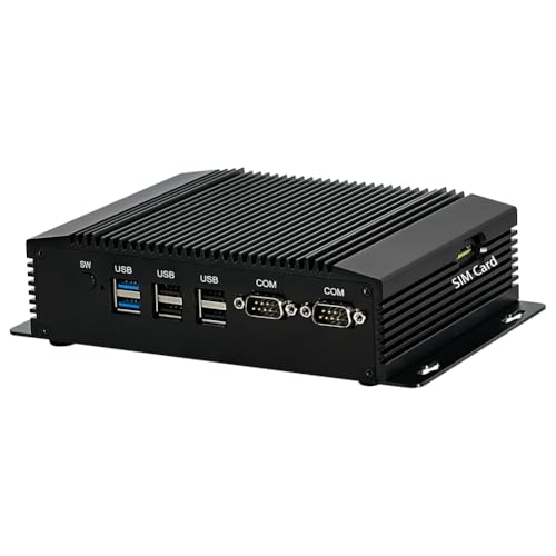 Industrial Computer, Fanless Mini PC, Embedded IPC, N2920 N2930 N2940, Windows 11 / Linux Ubuntu, BM18, Watchdog, GPIO, WOL, SIM Slot, 2 x LAN, 2 x RS232 422 485, 4G RAM, 64G SSD, 500G HDD