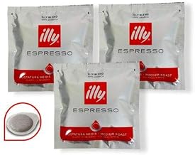 200 illy Medium Roasting Coffee Pods 100% Arabica