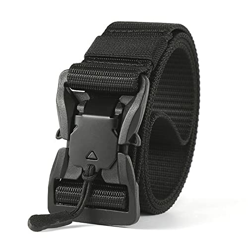 Tactical Belt, Quick Release Nylon Belt With Magnetic Buckle Freely Adjustable Nylon Military Belt For Men