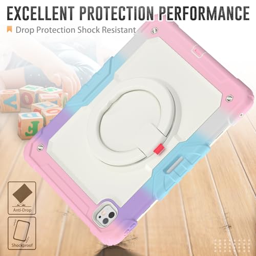 Coque de protection iPad Pro 13 M5 antichoc robuste finition rose - 3