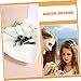 ibasenice 70pcs Cute Sprout Hair Clips Adorable Hair Ornaments for Women and Girls Lightweight and Portable Bean Sprout Hairpins for All Occasions for Casual and Special Events