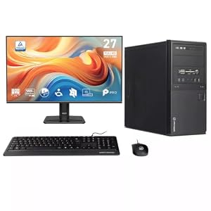 Ankermann Business Office Work Bundle | Intel Core i5-6500 | 16GB DDR4 | 480GB SSD | Windows 10 | MSI PRO MP 27 Zoll E14A Full-HD Monitor | Maus & Tastatur | MS Office 2024