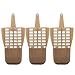 Alomejor Angelköderkäfig 3Pcs Karpfenangeln Nistkäfig Gerät(50g)