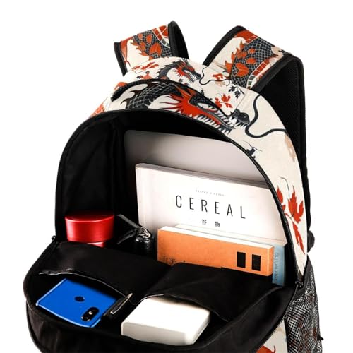 Sac à dos de voyage dragon Campus taille unique multicolore avec sangles confortables - 4