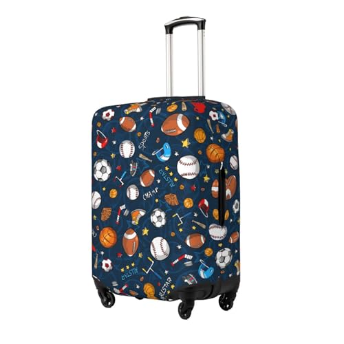 Sports Baseball Game Print Luggage Suitcase Cover Protector Luggage Washable Covers With Concealed Zipper2