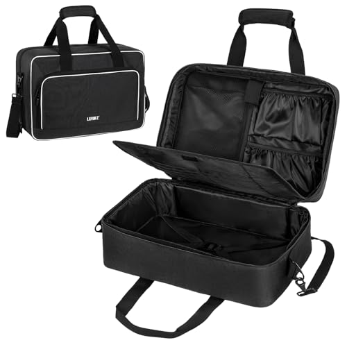 Bolsa PS5, funda PS5, funda de viaje para transporte consola compatible con Playstation 5/PS5 Pro/PS5 Digital Edition, bolsa protectora para mandos PS5, discos de juego y accesorios, negro - imagen 8