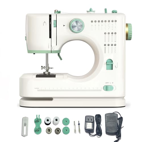 ShyangLiang Portable Sewing Machine for Beginners, 16 Built-in...