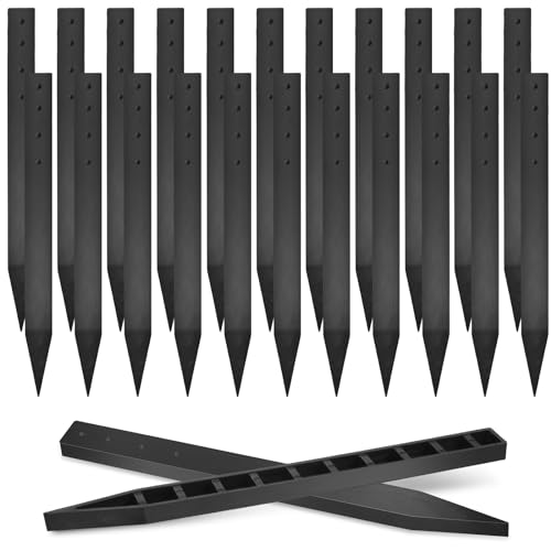 Beeveer 24 Pcs Plastic Stakes