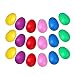 JZZJ - Juego de coctelera de huevos de 24 piezas, huevos de maracas, huevos musicales, coctelera, huevos de plástico para niños, suministros para fiestas, juguetes musicales, 6 colores