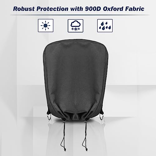 RV Electric Tongue Jack Cover- 900D Oxford Fabric Waterproof Protective- Travel Trailer Accessories for Outside Protection - Thumbnail 2