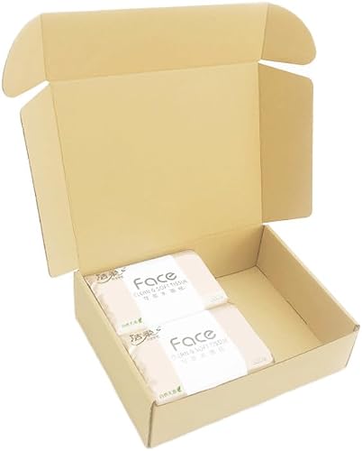 Die-Cut Shipping Boxes with Self-Locking Lids (15, 25x20x7cm-15)