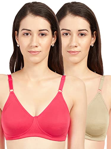 Image of SONARI Olivia Womens Non Padded Tshirt Bra | Wire Free, Adjustable Straps, Hook & Eye Closure, Soft & Stretchable, Cotton Material and Moderate Coverage, Handwash Only