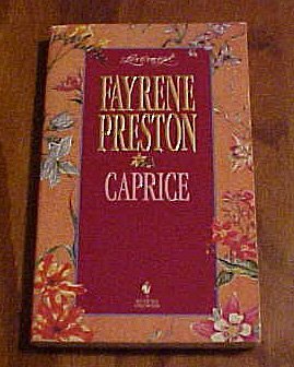 Mass Market Paperback Caprice by Fayrene Preston (1994-08-01) Book