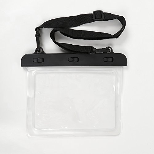 Bravebird タブレット 防水ケース iPad mini 7インチ 水深10M 防水保護等級 IPx8 スタイリッシュ 防水 iPad mini PC ポータブルゲーム (ホワイト 横型)bb909a