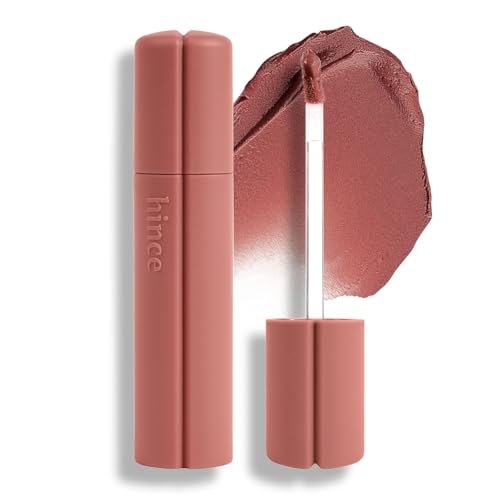 HINCE Nu Blur Tint - Creamy Velvet Matte Lip Tint with Soft-Focus Blur Finish, Airy Whipped Mousse Texture, Lightweight Buildable Korean Lip Stain, Non-Drying Long-Lasting Color, 0.13 oz. (FIGRAY,04)