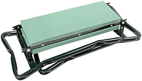 GardenKraft 10139 Folding Garden Kneeler / Additional Tool Bag Included / Kneel Or Sit When Gardening / Lightweight & Portable / Soft & Comfortable Foam Cushioning
