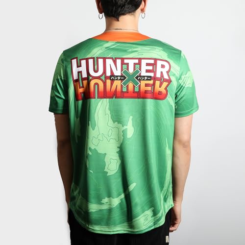 Camiseta de béisbol de manga corta verde Hunter X Hunter Gon Freecss miniatura 7