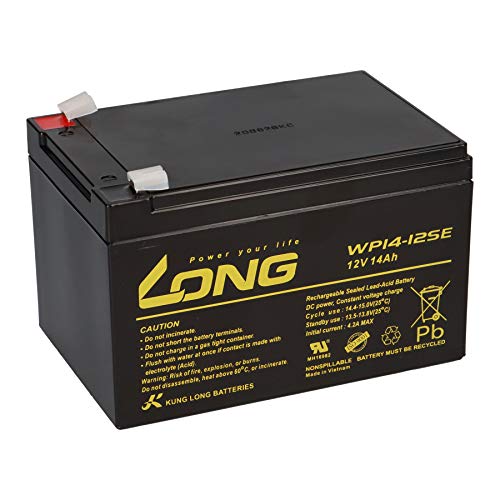 Kung Long Akku 12V 14Ah Pb Batterie Bleigel WP14-12SE ELEKTROFAHRRAD GOLFCADDY Scooter Elektromobil ZYKLENTYP