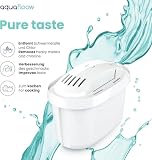 Aquafloow Wkłady Filtrujące do Dzbanka Filtrującego Wodę 8 Sztuk | Zamiennik Filtra Dafi Unimax Aquaphor A5 Brita Maxtra+ Philips AWP212/10 | Redukcja Kamienia