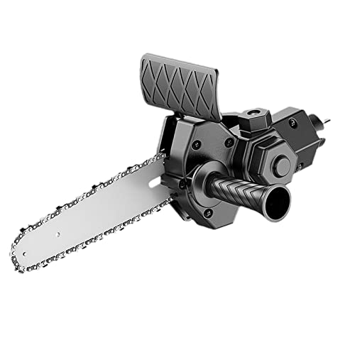 NORK 6 Inch Electric Drill Modified to Electric Chainsaw Drill Attachment, Portable Chainsaw Converter Set Practical Modification Tool Set, for 6-13mm Three-jaw Collet Drill