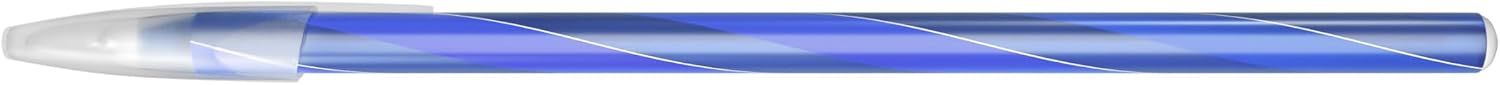 CIS Caneta Esferográfica SPIRO GLOW Ponta 0.7mm, Azul, Caixa com 12 unidades
