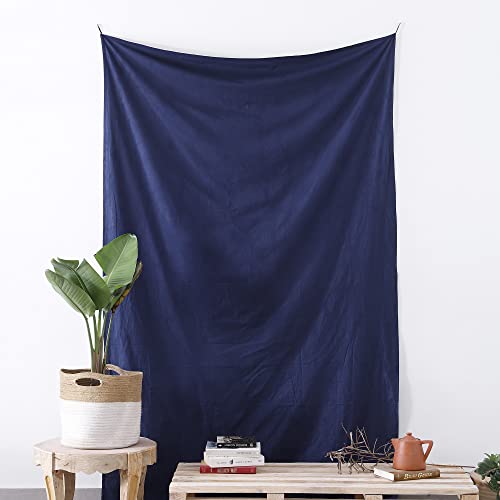 Popular Handicrafts Blank Tapestry, Neavy Blue Sublimation Printing Wall Hanging Decorative Tapestry for Bedroom, Living Room, Dorm, College - 55x90 Inch