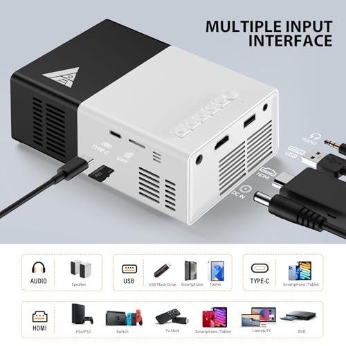 iTJQ Mini Projector VF200BLACK の商品画像 5