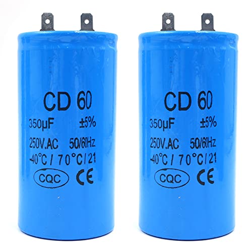 Image of CENPEK CD60 Motor Starting Capacitor 50x100mm Round Running Capacitor for Electric Motor and Washing Machine-350UF