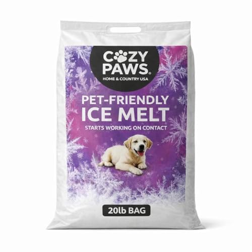 Paw Protector Pet Friendly Ice Melt 20 LB Bag - Our Driveway and Sidewalk Deicer Will Keep Your Pets...