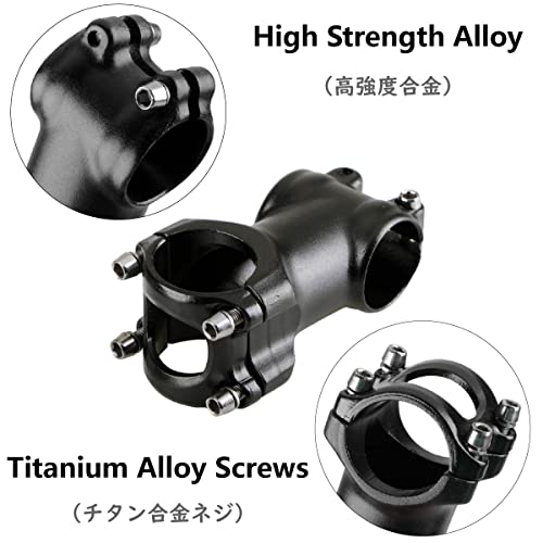 Jeelad 31.8 Bike Stem 7° Degree 60Mm 70Mm 80Mm 90Mm Handlebar Bicycle Stem Riser Bar Clamp For Most Bicycle Mountain Road Bike Mtb Bmx Cycling #TOP3