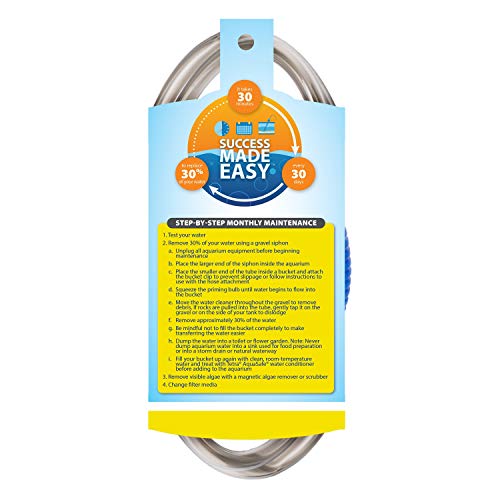 Tetra Water Cleaner, with Priming Bulb and Bucket Clips, Makes Water Changes Easy by Tetra - Image 2