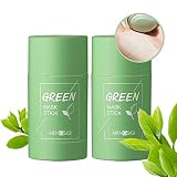 2 Pack Green Tea Mask Stick, Green Tea Cleansing Mask Stick, Green Mask Stick for Face Moisturizes O